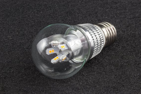 Лампа светодиодная диммируемая E27  7Вт 2700K шар  GAUSS /10/ 