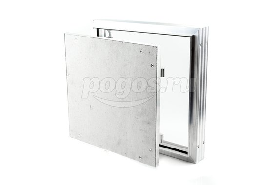 Дверца ревизия 400*400мм нажимная скрытая под плитку алюминий  ЭРА