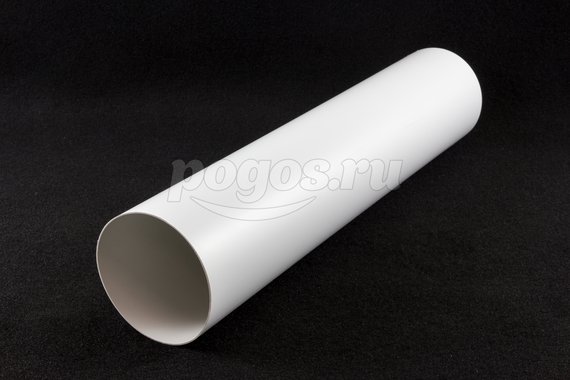 Воздуховод круглый d-100мм L-1,5м пластик  ЭРА  