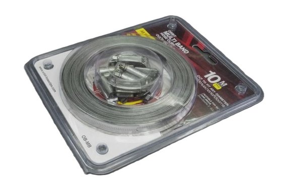 Набор ленты хомутной 10м и зажимов  ORBIT