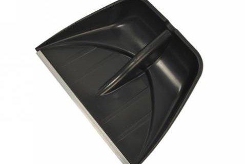 Лопата снеговая 510*120*420 мм полипропиленовая без черенка "Профи" с металлической планкой  Protex