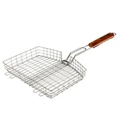 Решетка гриль 305х235х55мм объемная  PALISAD Camping хромированная 69559