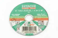 Диск отрезной HITACHI по металлу 125х1х22