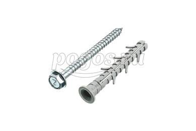 Дюбель фасадный (рамный)  10* 80 с прессшайбой  Tech-Krep, Росдюбель