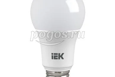 Лампа LED A60 шар 20Вт 230В 6500К E27  IEK