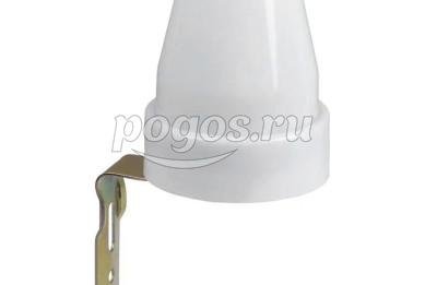 Фотореле ФР601 серый 2200ВА IP44  IEK