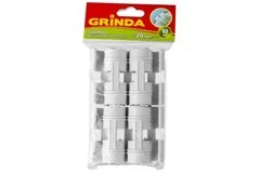 Зажим для крепления пленки к каркасу парника Grinda d=20 мм, 10 шт. 422317-20
