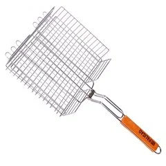 Решетка гриль 260*320*65мм объемная хромированная Camping  Palisad 69554