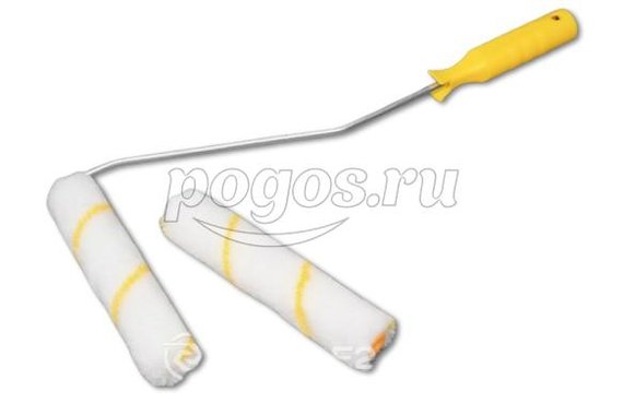 Валик мини 160 мм полиамид +запаска ручка 110мм  DECOR