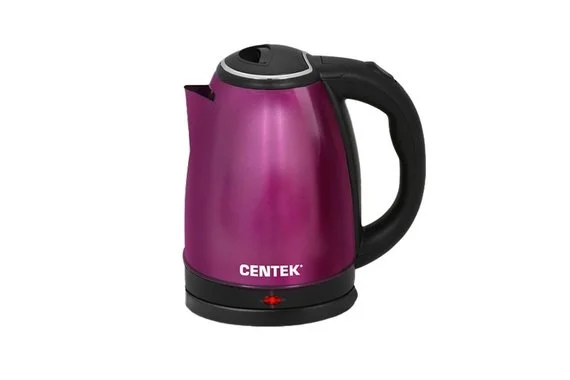 Чайник электрический металлический 2,0л 2000Вт фиолетовый  Centek