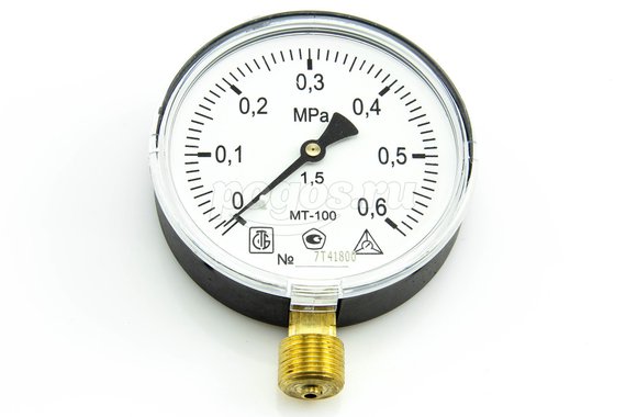 Манометр МТ100М 6 кгс/см2 М20х1.5