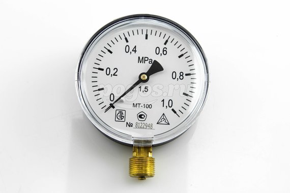 Манометр МТ100М 1МПа М20*1,5