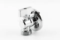 Кран угловой для стиральной машины M 1/2"- M 3/4" хром STI