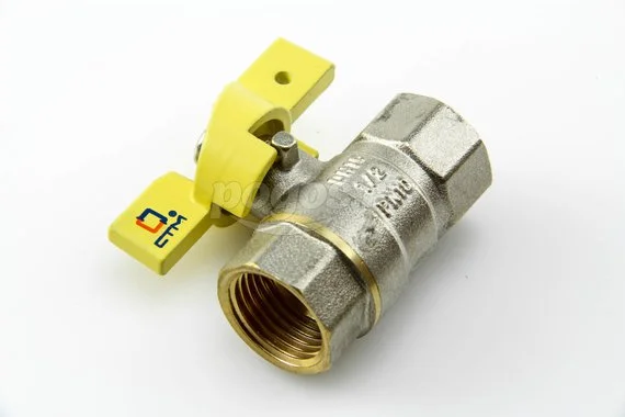 Кран шаровой для газа F- F 1/2" бабочка СТМ