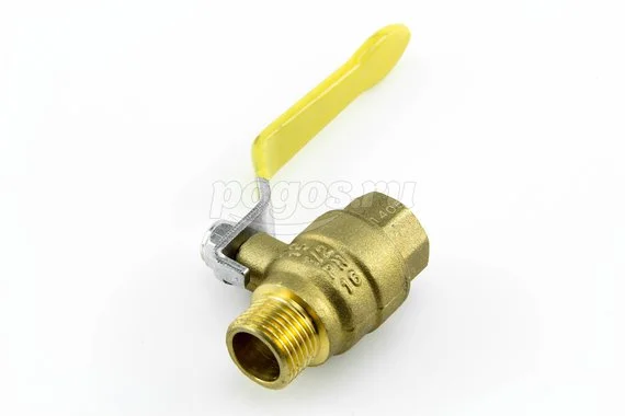 Кран шаровой для газа рычаг F- M 1/2" STI