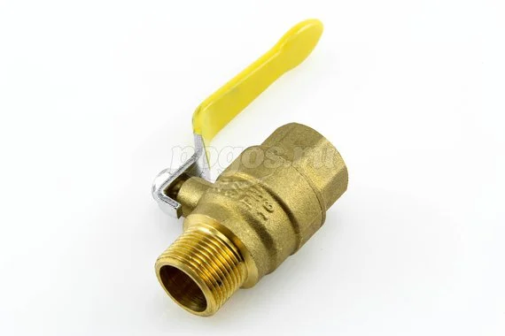 Кран шаровой для газа рычаг F- M 3/4" STI