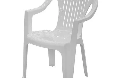 Стул пластиковый 567x825x578мм белый  