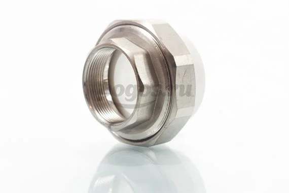 Муфта PP-R комб. разъем. d-63 * F 2" белый  MEERPLAST 