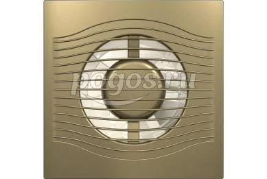 Вентилятор осевой вытяжной с обратным клапаном декоративный D-100 7,8Вт 90м3/ч. champagne  ЭРА