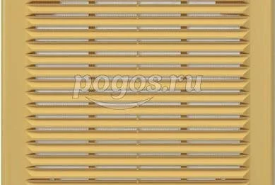 Решетка вентиляционная вытяжная с сеткой разъем. 210х210 беж.  ЭРА
