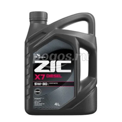 Масло моторное X7 5W30 Diesel син. 4л.  ZIC