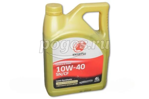 Масло моторное 10W40 S-S SN/CF (п/с) 4л  Idemitsu