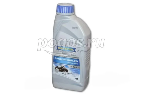 Масло 2Т Snowmobiles Teilsynth для снегоходов (п/с), 1л.  RAVENOL