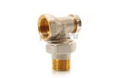 Клапан запорный для радиатора, угловой, 3/4" STI