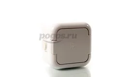 Розетка 1ая б/з 16А 230В с крышкой белый BYLECTRICA