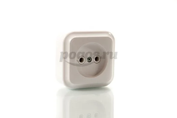 Розетка 1ая б/з 16А 230В Пралеска белый BYLECTRICA