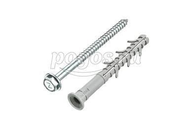 Дюбель фасадный (рамный)  10*100 с прессшайбой  Tech-Krep, Росдюбель