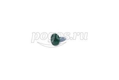 Саморез с пресс-шайбой 4,2*13 острый RAL-6005 зеленый мох