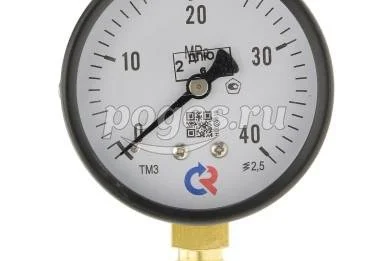Манометр ТМ-310Р.00 (0...40 МРа) G 1/4: кл.точ.-2,5  РОСМА