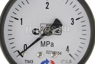 Манометр ТМ-310Р.00 (0...4 МРа) G 1/4: кл.точ.-2,5  РОСМА