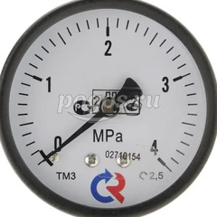 Манометр ТМ-310Р.00 (0...4 МРа) G 1/4: кл.точ.-2,5  РОСМА
