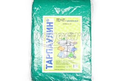 Тент с люверсами 3х4м 120г/м2 (зеленый)
