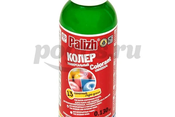 Паста колер №13 универсальная 0.1л салатный  ПалИж