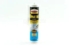 Герметик силиконовый 280мл для окон и стекол прозрачный МОМЕНТ