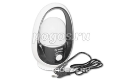 Фонарь аккумуляторный Premium 8W LED, регулировка яркости, з/у 220  КОСМОС