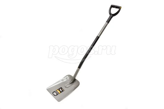 Лопата с черенком, совковая 1.6кг, облегченная  FISKARS