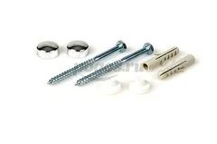 Комплект для крепления унитаза хром  ЗУБР