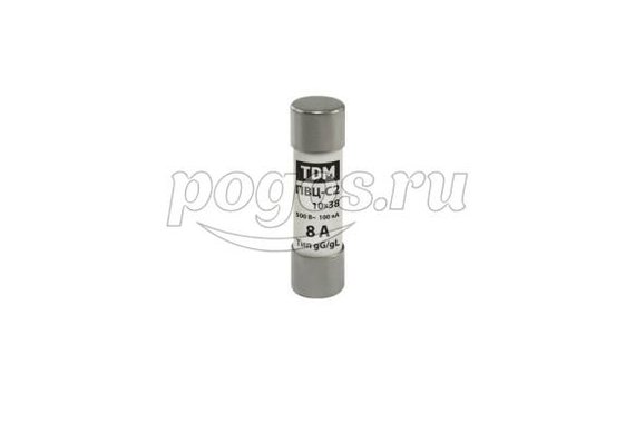 Плавкая вставка ПВЦ-С2 10*38 8А  TDM