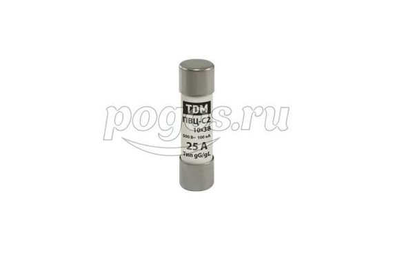 Плавкая вставка ПВЦ-С2 10*38 25А  TDM