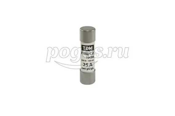 Плавкая вставка ПВЦ-С2 10*38 25А  TDM