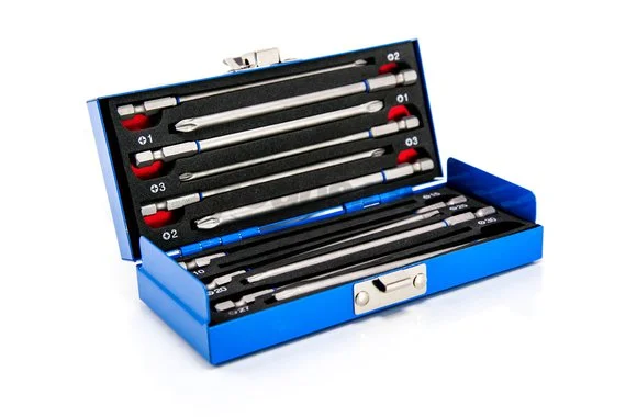 Набор бит, удлиненные, обточенные, хромомолибденовая сталь, 120мм, 12 предметов Эксперт  ЗУБР /2/ 