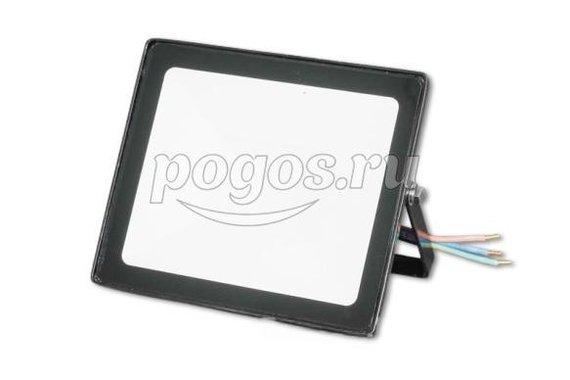 Прожектор светодиодный СДО-04-030Н-Ф (с фотореле) 30 Вт, 6500 К, IP65, черный, Народный  TDM
