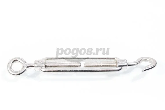 Талреп М6 крюк-кольцо 90-150мм нерж А4 DIN 1480
