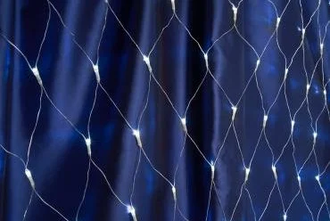 Гирлянда "Сеть" светодиодная 1,5*1,5м 160LED IP20 холодный белый  FERON