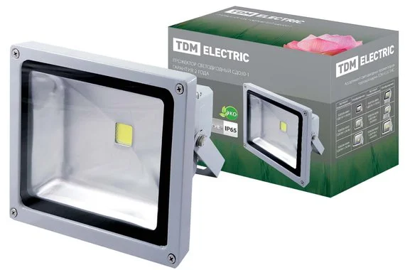 Светодиодный прожектор 30W 6500K СДО30-1 TDM