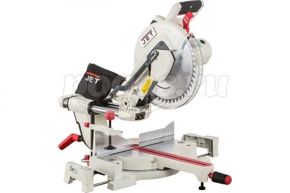 Электропила торцовочная 1,5кВт 3800об/мин 30х305ммл с протяжкой лазер JSMS-12L  JET